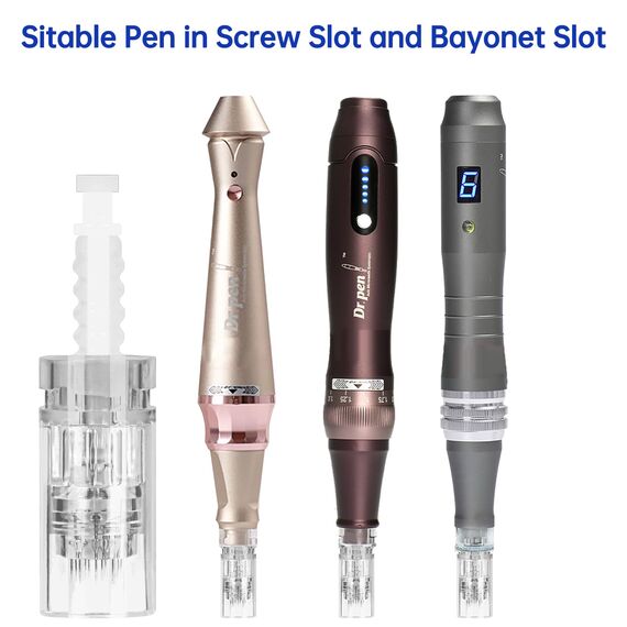 LOPHE 36 Pin Ersatz Nadeln Patrone,12 Stück Universalmodell Ersatznadeln Mikronadel Derma Pen, Microneedling Pen Nadelpatronen für Auto Micro Nadelroller Einstellbar Needling Pen (Bajonett)