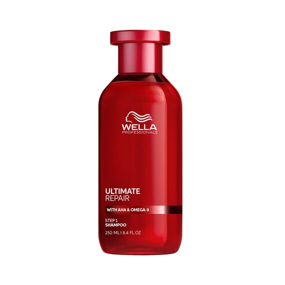 Wella Professionals Ultimate Repair Shampoo zur Tiefenreinigung – reparierendes Shampoo mit Metal-Purifier-Technologie gegen Schadstoffe – Feuchtigkeitsshampoo mit luxuriösem Duft – 250 ml