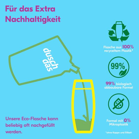 Duschdas 2-in-1 Duschgel & Shampoo 6x 225 ml