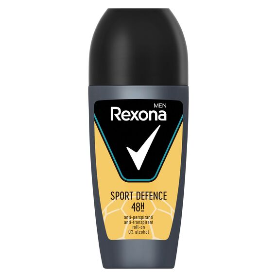 Rexona Men Men Deo Roll-On Sport Defence Anti-Transpirant mit 48 Stunden Schutz gegen Körpergeruch und Achselnässe 6x 50 ml