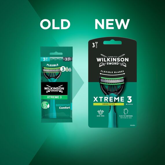 Wilkinson Sword Xtreme 3 Sensitive Einwegrasierer für Männer 4+2