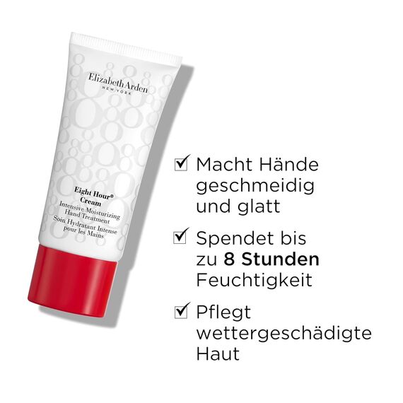 Elizabeth Arden Geschenkset Eight Hour: Hautschutzcreme 15ml + Lippenschutzstift 3,7g + Intensive Feuchtigkeitsspendende Handcreme 15ml, Geschenkbox für Damen