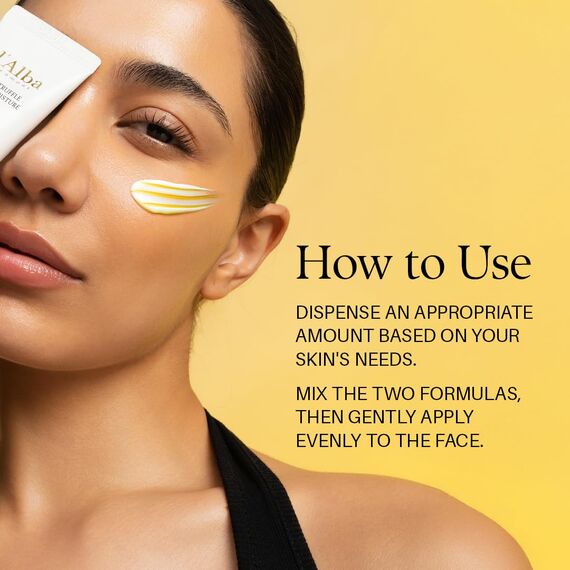 d'alba Italian weiß Truffle Double Serum & Cream, anpassbare 2-in-1-Intensivpflege, Creme für Elastizität und Glanz, milde und vegane Doppelcreme (60ml) (Tube)