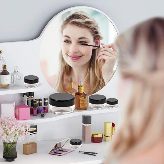 27 Stück döschen,döschen 5ml,döschen mit deckel,dosen für lippenbalsam döschen,kleine tiegel für lippenbalsam,mini cremedose leer,probenbehälter,cremedosen zum befüllen,salbendöschen,kosmetikdosen