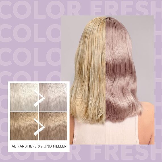 Wella Professionals Color Fresh Mask Lilac Frost – Haarkur zum Beleben und Verändern der Haarfarbe – pflegende Tönung mit Avocadoöl – für helles und aufgehelltes Haar – 500 ml