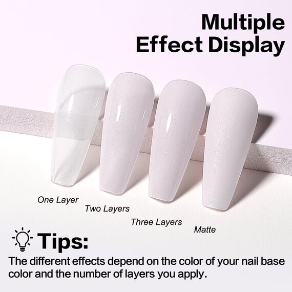 AIMEILI Rubber Base Gel Soak Off UV LED Rubber Base Coat Nägel Unterlack Gel Nagellack Maniküre 10ml (597)