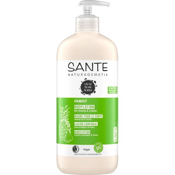 SANTE Naturkosmetik Feuchtigkeitsspendende Körperpflege gegen trockene Haut & Feuchtigkeits Spülung Bio-Mango & Aloe Vera, Intensive Pflege für weiches Haar, 150 ml