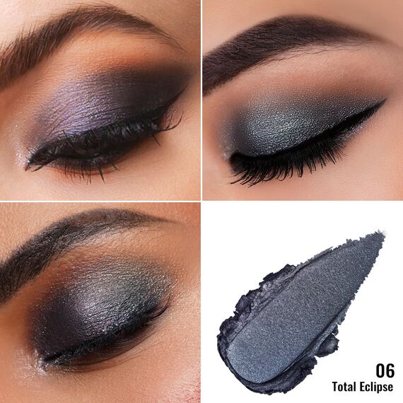 Oulac Lidschatten Grau| Hochpigmentierter Creme-Lidschatten| Smoky Eye Make-up| Wasserfest & Langlebig| Verblendbar & Faltenfreies Augen-Makeup|Vegan |06g (06)