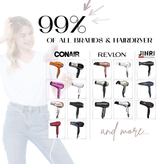 GIHALI Haar Diffusor "Super Stabil" 4,4–6,6 cm für lockiges und welliges Haar, Universalaufsatz für Haartrockner, Diffuser Haare Locken (Rosa (Aroma))