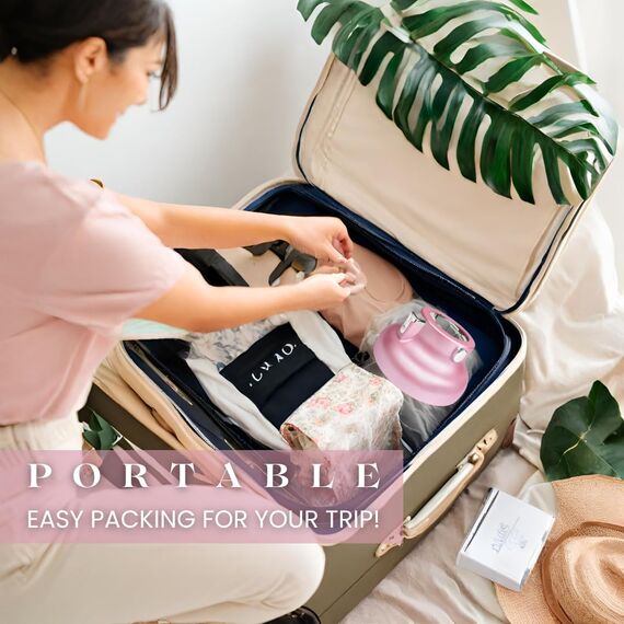 GIHALI Haar Diffusor "Super Stabil" 4,4–6,6 cm für lockiges und welliges Haar, Universalaufsatz für Haartrockner, Diffuser Haare Locken (Rosa (Aroma))