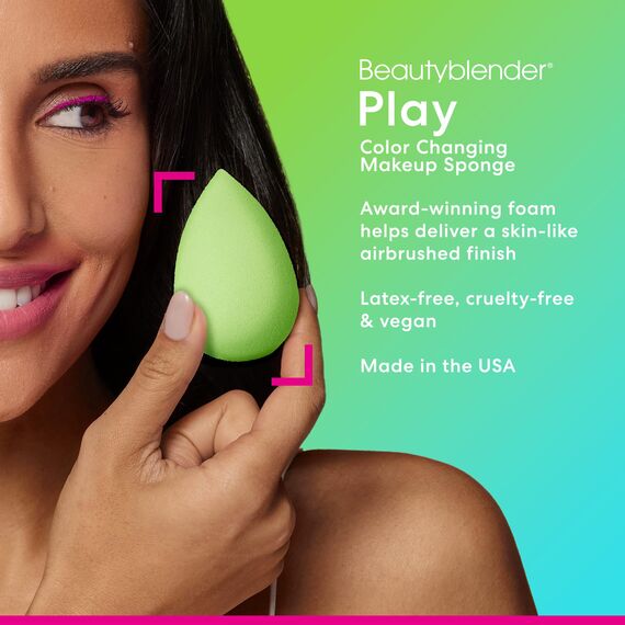Beautyblender Play Farbwechsel Make-up Schwamm – Shadeshifter Technologie, Latex- & Duftfrei, Vegan, Limited Edition