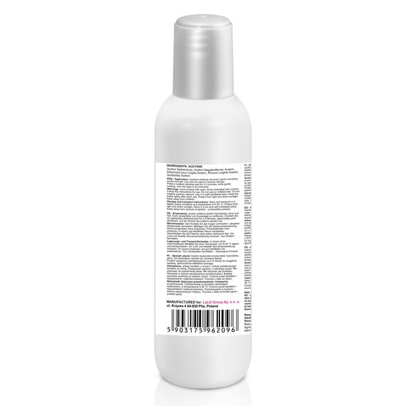 LALILL Nagellackentferner für Aceton, 100 ml, zum Entfernen von Acryl- und Gelfarben