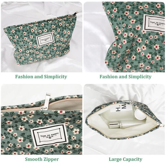 Aucuu Kulturtasche Kosmetiktasche, Multifunktionaler Kosmetiktasche, Groß Kapazität Waschtasche, Taschen Organizer