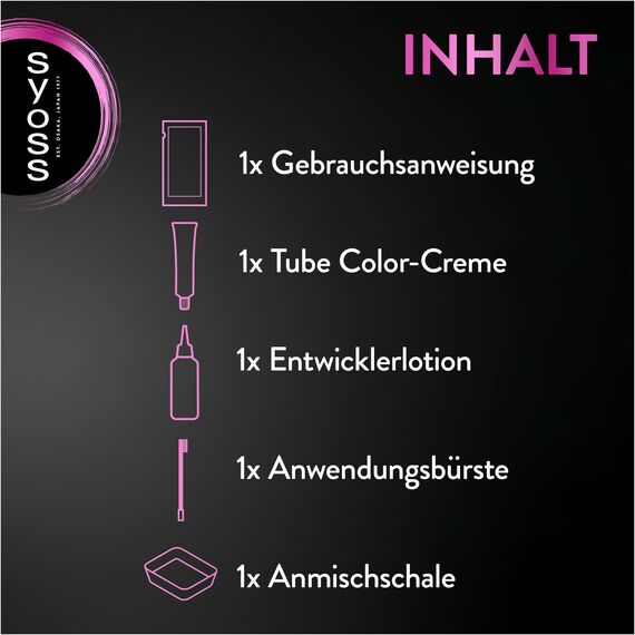 Syoss Augenbrauen Kit Augenbrauenfarbe 4-1 Dunkelbraun Stufe 3 (17 ml), Augenbrauen färben für einen natürlichen Look und ein langanhaltendes Ergebnis, 2x 17 ml