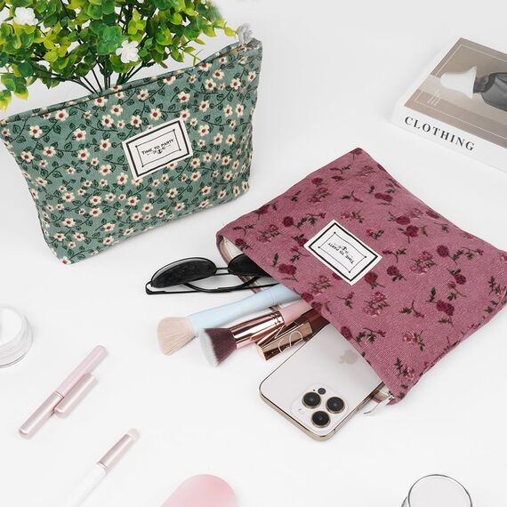 Aucuu Kulturtasche Kosmetiktasche, Multifunktionaler Kosmetiktasche, Groß Kapazität Waschtasche, Taschen Organizer