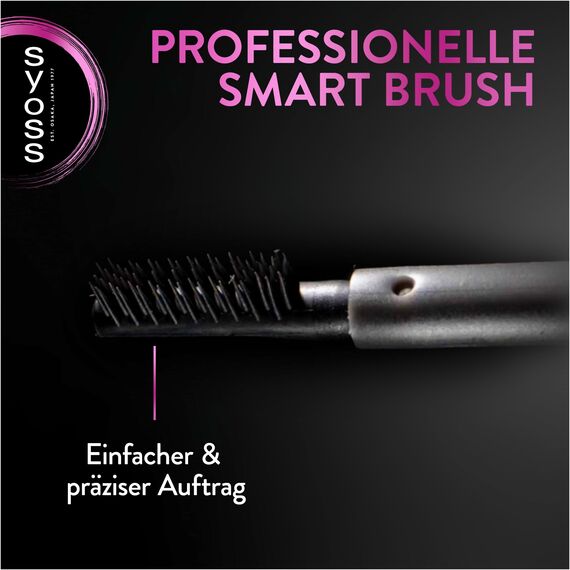 Syoss Augenbrauen Kit Augenbrauenfarbe 4-1 Dunkelbraun Stufe 3 (17 ml), Augenbrauen färben für einen natürlichen Look und ein langanhaltendes Ergebnis, 2x 17 ml