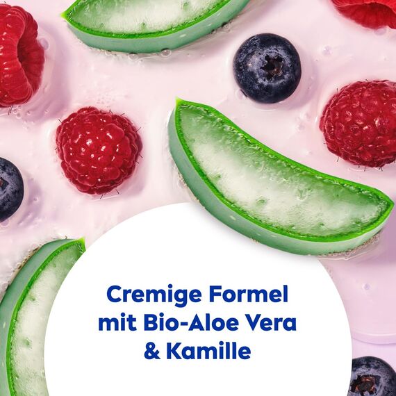 NIVEA KIDS 3in1 Duschgel, Shampoo & Spülung, Pflege und Reinigung für Kids mit bezauberndem Beerenduft, extra milde, seifenfreie Haar- und Hautpflege für Kinder (250 ml)