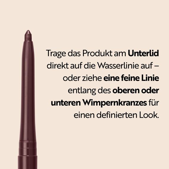 M. Asam MAGIC FINISH EYE DESIGNER Gleaming-Aubergine (0,28 g) – wasserfester Eyeliner für langanhaltendes & farbintensives Ergebnis mit integriertem Schwämmchen für einfaches Verblenden, Augen Make-up