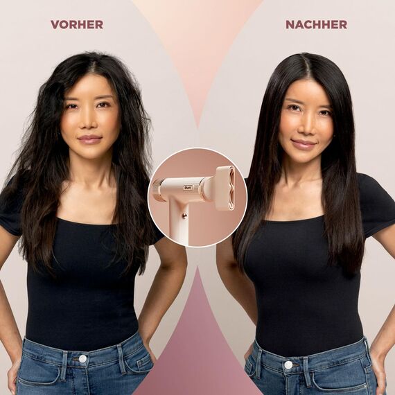 Shark SpeedStyle Haartrockner & RapidGloss Finisher mit Aufbewahrungstasche, 5 Styler, Für Alle Haartypen, Schnelltrocknend, Glättet Fliegende Haare, Keine Hitzeschäden, Ionisch, Seide, HD352EU