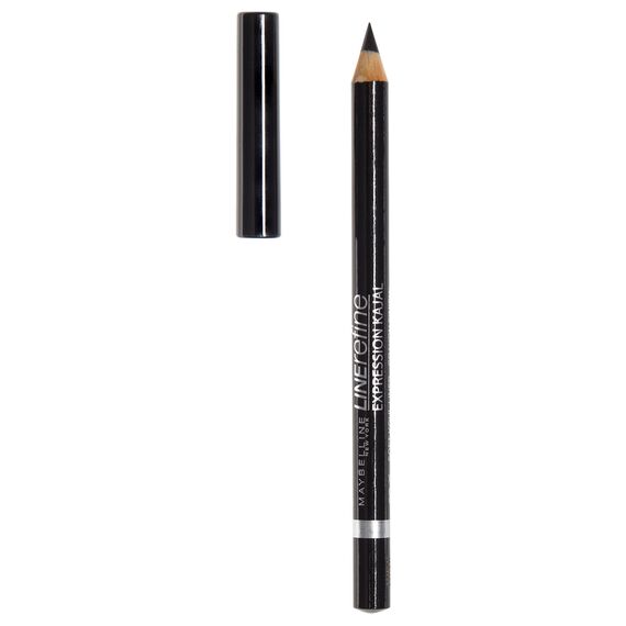 Maybelline New York Kajal, Wasserfest, wischfest und langanhaltend, Expression Kajal Eyeliner, Nr. 33 Black, 1,1 g (Packung mit 2)
