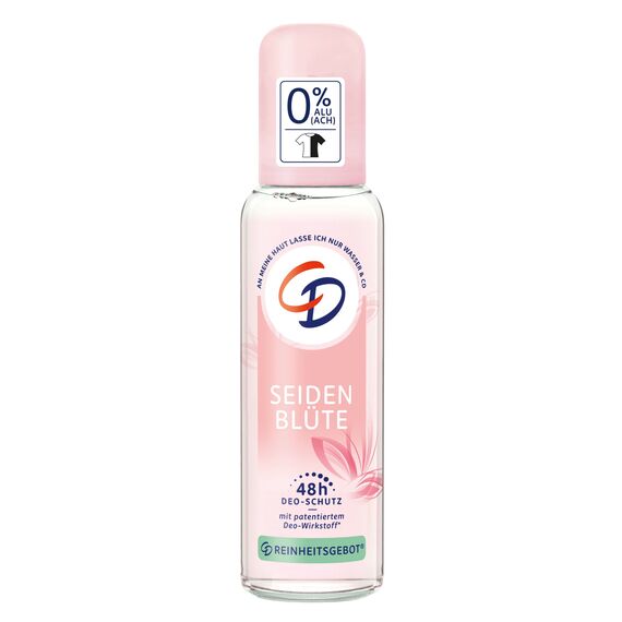 CD Deo Zerstäuber Seidenblüte | 75 ml | Deodorant ohne Aluminiumsalze | langanhaltender Schutz für 48 h | für empfindliche Haut geeignet | vegan | Körperpflege
