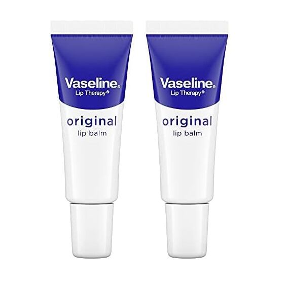 Vaseline Lippenbalsam Original schützt die Lippen vor dem Austrocknen hergestellt mit 100% reiner Vaseline 10 g (2er Pack)