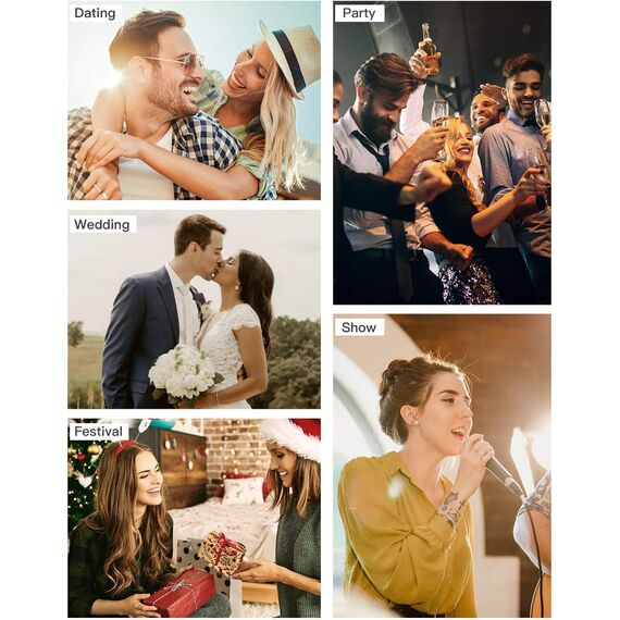 BESTOPE PRO Lockenstab, Lockenstab-Set mit Keramikbeschichtung, multifunktional, 5 in 1, austauschbares Welleneisen, mit Anti-Verbrühungsspitze und Handschuhen für wellige Locken