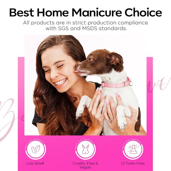 Modelones UV Nagellack, Rosa Dunkelrosa Nude 6 Farben Gellack UV Gel Nagellack Set LED Soak Off Gelnägel Nail Polish für Nail Art Nageldesign