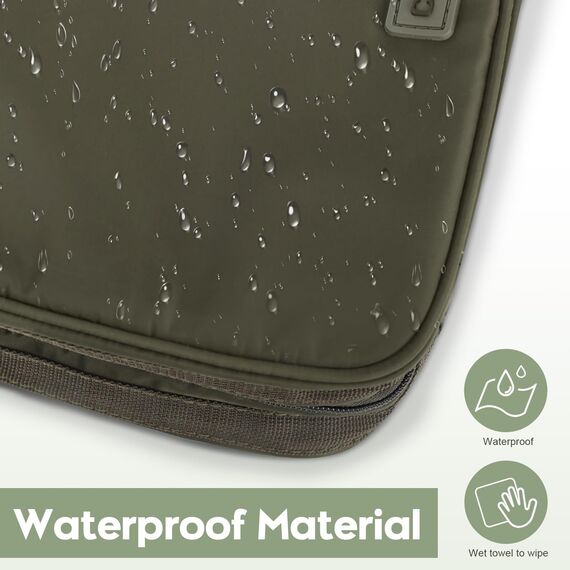 Carttiya Reise Kulturtasche Herren – Gross Kulturbeutel zum Aufhängen mit Wasserdichter Waschtasche & Kosmetiktasche, Praktischer Reise-Kulturtasche Geschenke zum Vatertag (Militärgrün)