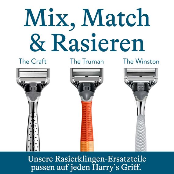 Harry’s Rasierklingen für Männer – 10 Ersatzklingen mit Präzisionstrimmer, 5 Anti-Reibungsklingen, Ersatzklingen Rasierer, Rasierklingen für Herren, Nassrasierer Klingen, Rasier Klingen Männer