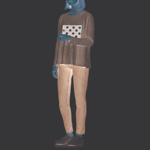 reisenthel case 1 dots White - universeller Kleiner Organizer für Kosmetik oder kleine Handtaschenartikel