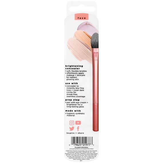 Brightening Concealer - Brocha Para Corrector Real Techniques (Packung mit 2)