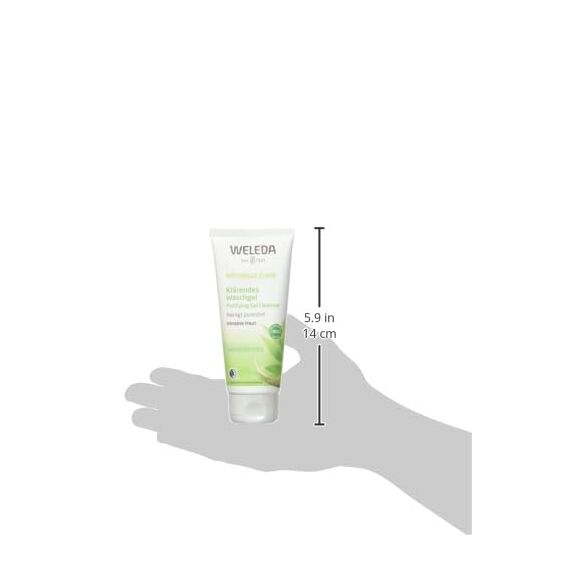 WELEDA Bio Klärendes Waschgel - porentiefe Naturkosmetik Anti Pickel Gesichtsreinigung für unreine Haut. Gesichtspflege bekämpft Pickel/Mitesser & reduziert überschüssigen Talg (vegan, 100ml)