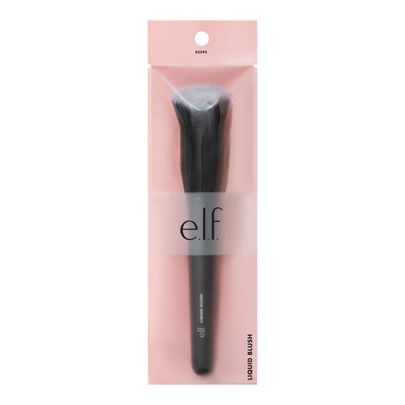 e.l.f. Camo Liquid Blush Brush, Abgewinkelter Rougepinsel, Ideal Zum Auftragen & Verteilen Von Farben Auf Den Wangen, Weiche, Dichte Borsten, Vegan & Tierversuchsfrei