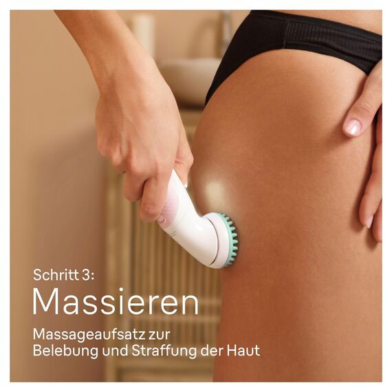 Braun Silk-épil 9 SkinSpa All-in-One Set, Epilierer Damen / Haarentferner für langanhaltende Haarentfernung, Ladyshaverer, Rasieraufsatz, Massageaufsatz, 9-080, Weiß/Rosa