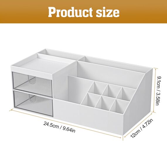 MumdoYAL Make Up Organizer，Schminktisch Organizer，Kosmetik Organizer with Drawers, Makeup Organizers for Dresser, Bathroom，Bedroom