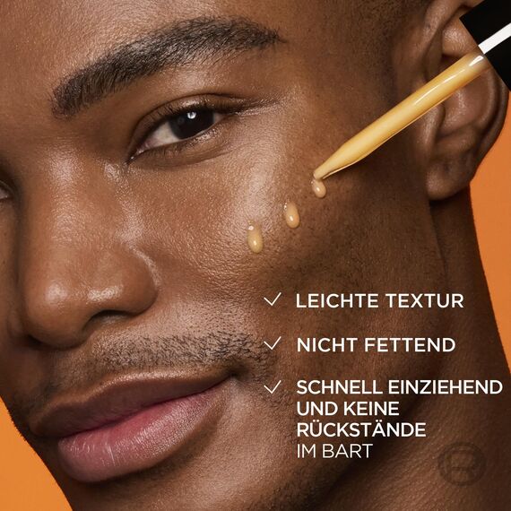 L'Oréal Men Expert Vitamin C Serum gegen müde Haut für Männer, Feuchtigkeitspflege für ein strahlendes Aussehen, Herren Gesichtsserum hochdosiert mit 10% purem Vitamin C, Hydra Energy, 1 x 30 ml