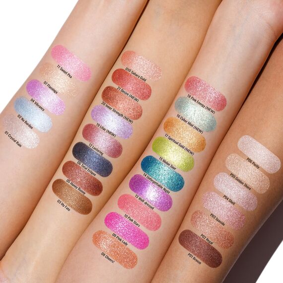 Oulac Glitzer Lidschatten Lila | Hochpigmentierter Feine Textur | Wasserfest & Langlebig | Metallisch schimmernde Finish | Verblendbar & Faltenfreies Augen-Makeup | Vegan | 06g (19)