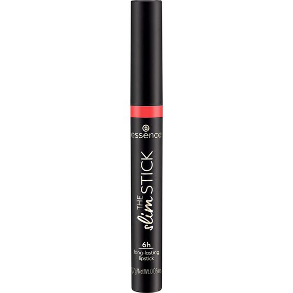 essence THE slim STICK, Lippenstift, Nr. 108, Orange, langanhaltend, pflegend, Expressergebnis, farbintensiv, matt, vegan, ohne Parfüm, ohne Alkohol, ohne Parabene, 1er Pack (1.7g)