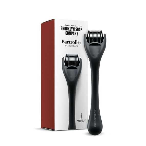Bartroller · BROOKLYN SOAP COMPANY · Für einen volleren Bart ✓ Regt Bartwachstum an ✓ Hilft Bartlücken zu schließen ✓