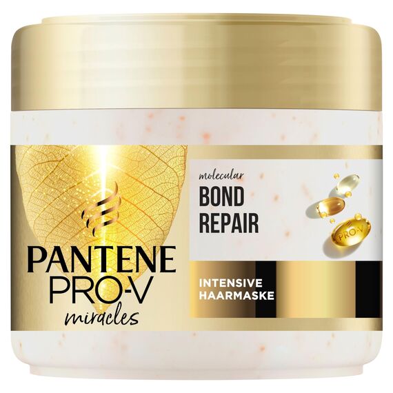 Pantene Pro-V Molecular Bond Repair Tiefenwirksame Haarpflege mit Biotin 300ml, Konzentrierte Pro-V Formel für Extrem Trockenes Haar, Sorgt für Sichtbar Gesünderes, Gestärktes und Regeneriertes Haar