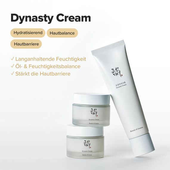 Beauty of Joseon Dynasty Cream Hydrating Face Moisturizer Für Trockene, Empfindliche Haut, Koreanische Hautpflege Für Männer Und Frauen, 100 Ml, 3,38 Fl. Oz
