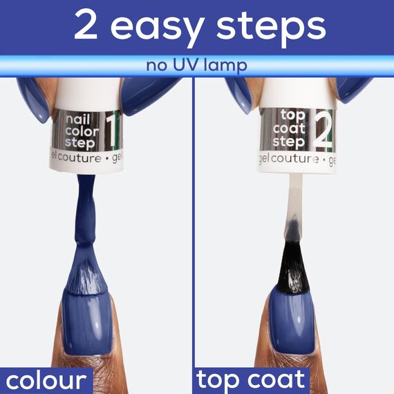 essie gel by essie langanhaltender Nagellack mit glänzendem Finish, Maniküre ohne UV-Licht, Gel Couture, Farbe: Nr. 523 not what it seams, Lila, 1 x 13,5 ml