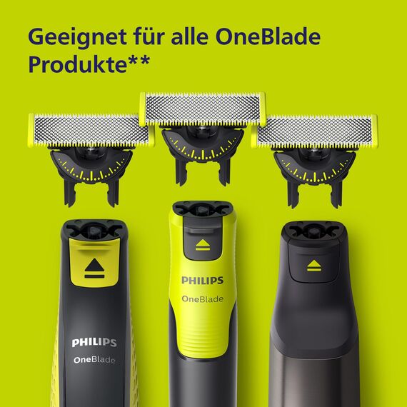 Philips OneBlade Original 360-Klingen, Passend für Alle OneBlade und OneBlade Pro Modelle, Original von Philips, 3er-Pack (Modell QP430/60)