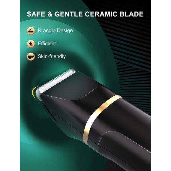 Intimrasierer Mann, 3-in-1 Nasenhaartrimmer und Rasierer Herren Elektrisch mit Stehender Ladestation,Nass-und Trockengebrauch,rasierer herren intimbereich für Brust Beine Achselhöhle Leiste Nase,IPX7