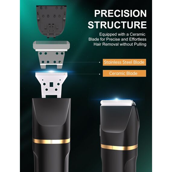 Intimrasierer Mann, 3-in-1 Nasenhaartrimmer und Rasierer Herren Elektrisch mit Stehender Ladestation,Nass-und Trockengebrauch,rasierer herren intimbereich für Brust Beine Achselhöhle Leiste Nase,IPX7
