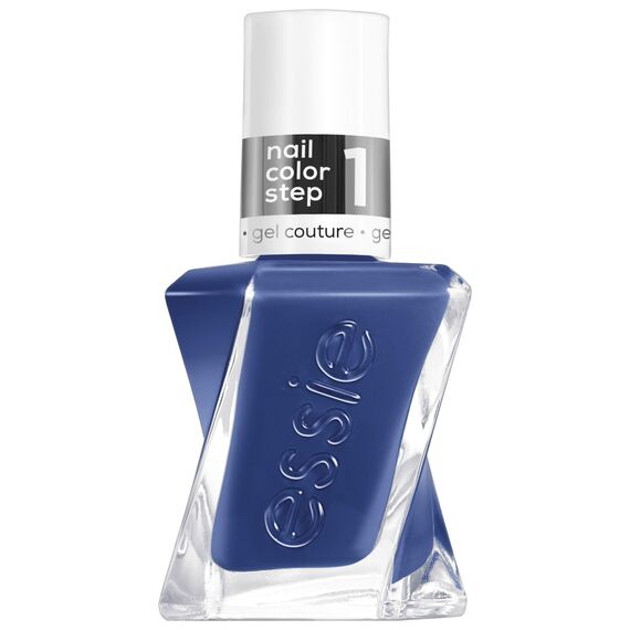 essie gel by essie langanhaltender Nagellack mit glänzendem Finish, Maniküre ohne UV-Licht, Gel Couture, Farbe: Nr. 552 statement peace, Blau, 1 x 13,5 ml