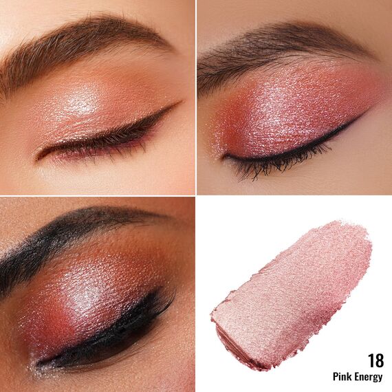 Oulac Glitzer Lidschatten Rosa | Hochpigmentierter Feine Textur | Wasserfest & Langlebig | Metallisch schimmernde Finish | Verblendbar & Faltenfreies Augen-Makeup | Vegan | 06g (18)