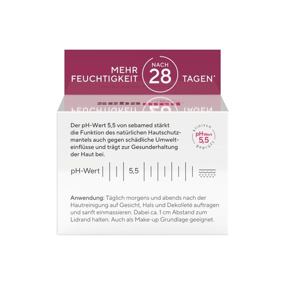 SEBAMED Anti-Aging Aufbau-Creme für Männer und Frauen, Tagescreme, Tagespflege, Anti-Falten-Creme, mindert die Faltentiefe, beugt der Hautalterung vor, mit Q10 und Hyaluron Komplex, 50 ml