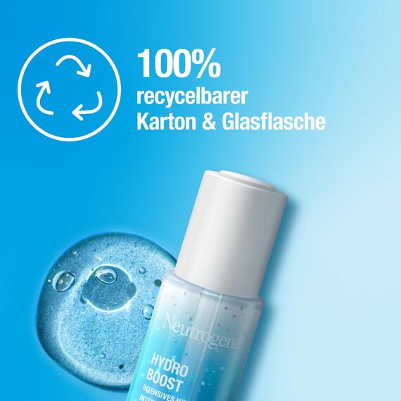 Neutrogena Hydro Boost Hyaluron Konzentrat (15ml), Gesichtspflege Mit 2 Formen Von Hyaluronsäure, Provitamin B5 & Präbiotischer Technologie, Spendet Intensive Feuchtigkeit (Packung mit 2)